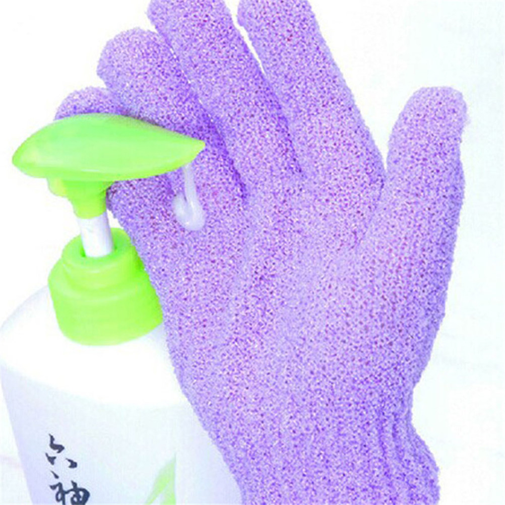 Exfoliating Scrub Mens - قطعتان من قفازات الاستحمام المقشرة للجسم