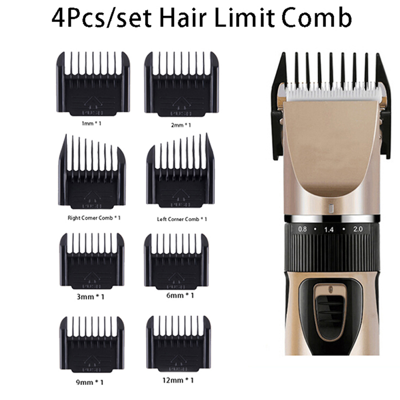 Men'S Grooming Guide - مجموعة أمشاط تصفيف الشعر 4 قطع،
