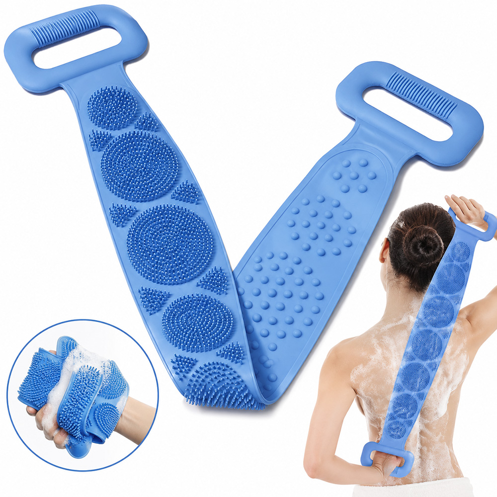 Exfoliating Scrub Mens - فرشاة تقشير للظهر من السيليكون مقاس