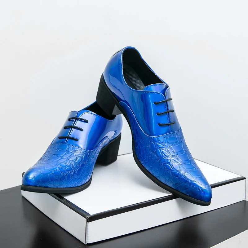 Men'S Grooming Oxford - فاخر متعدد الألوان عالية الكعب أحذية