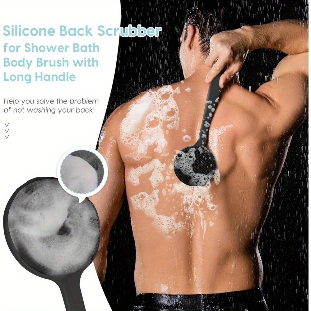 فرشاة تنظيف الظهر من السيليكون - مراجعة Exfoliating Scrub Mens وسعره