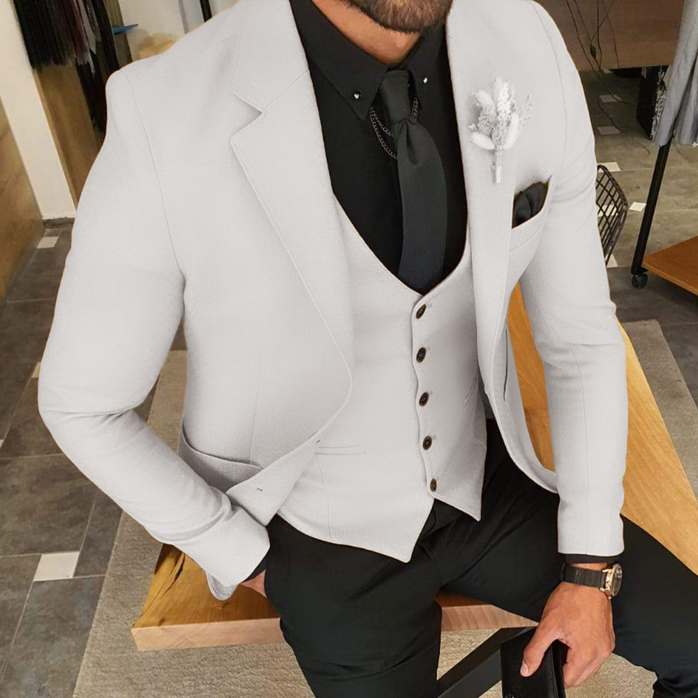 بدلة زفاف رجالية بيضاء من قطعت - مراجعة Men'S Grooming Pictures وسعره