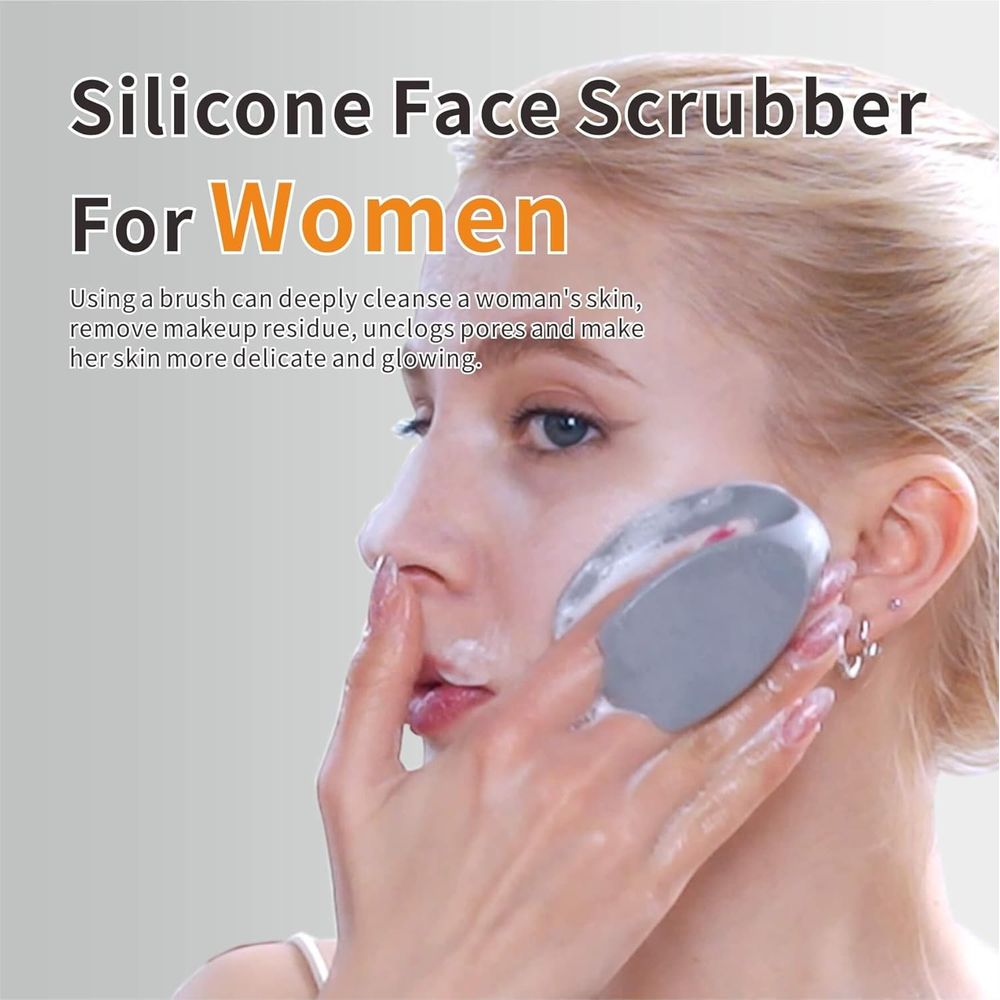فرشاة تنظيف سيليكون للتقشير وا - مراجعة Exfoliating Scrub Mens وسعره