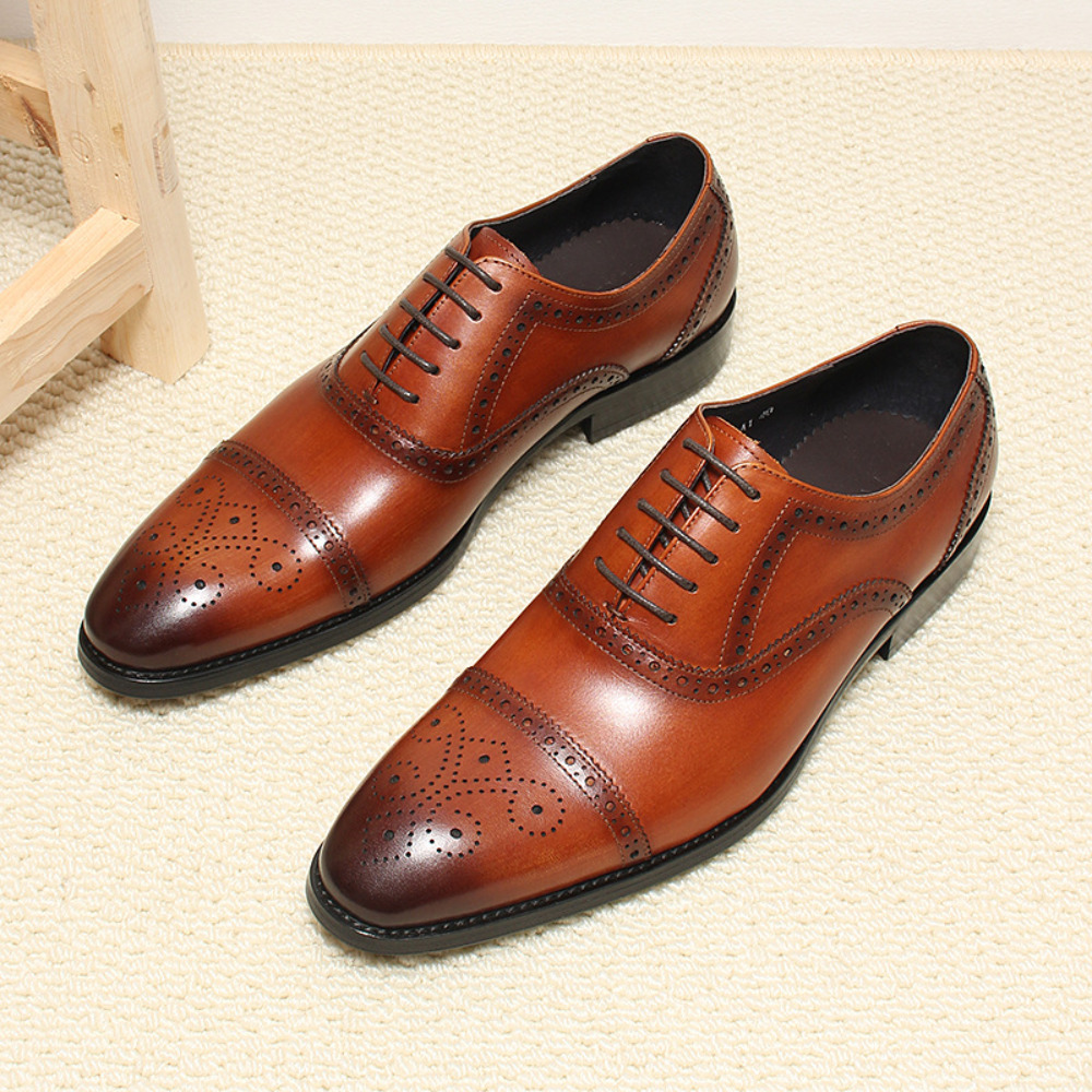 أحذية رسمية رجالية مصنوعة يدوي - مراجعة Men'S Grooming Oxford وسعره