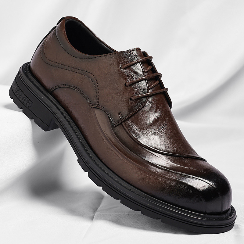 أحذية رسمية من الجلد الطبيعي ا - مراجعة Men'S Grooming Oxford وسعره