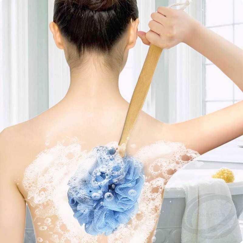 1 قطعة مقبض طويل فرشاة حمام خش - مراجعة Exfoliating Scrub Mens وسعره