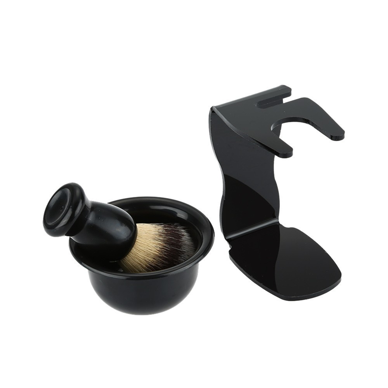 فرشاة حلاقة ووعاء مع حامل أكري - مراجعة Men'S Grooming Pictures وسعره