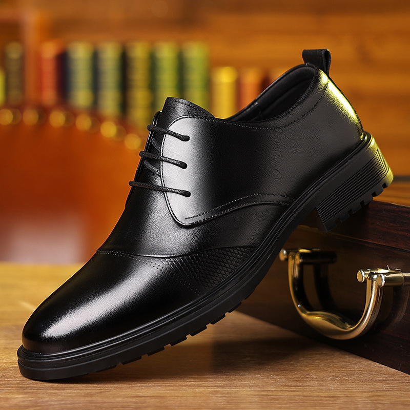 أحذية رجالية سوداء من الجلد ال - مراجعة Men'S Grooming Oxford وسعره