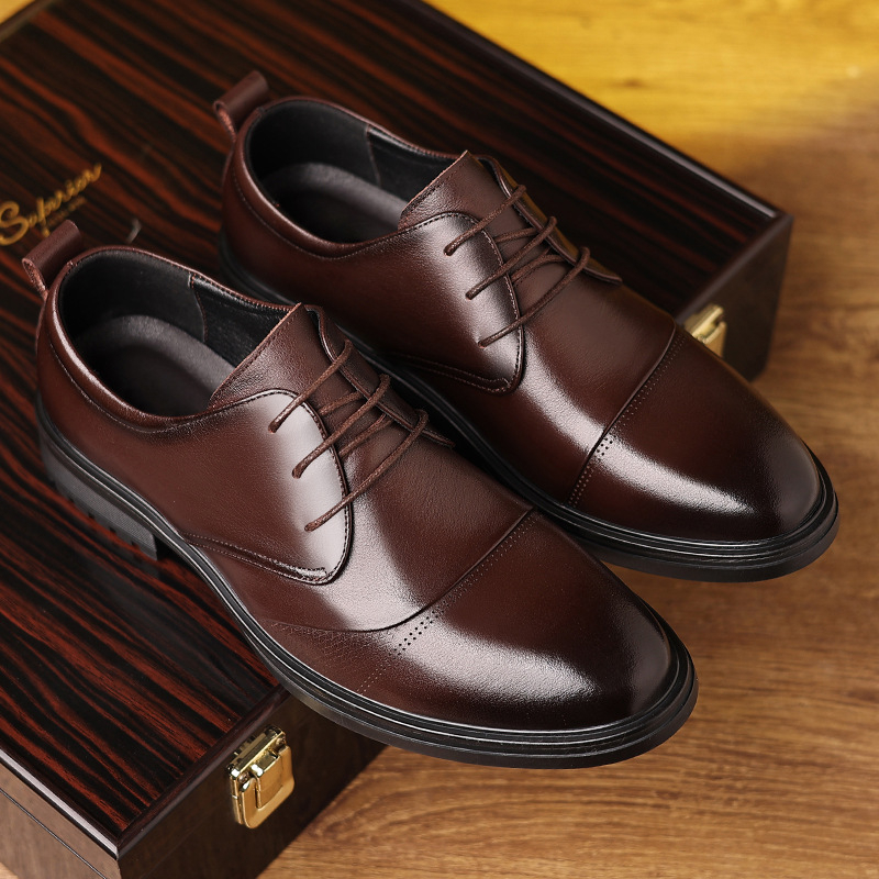 أحذية رجالية سوداء من الجلد ال - مراجعة Men'S Grooming Oxford وسعره